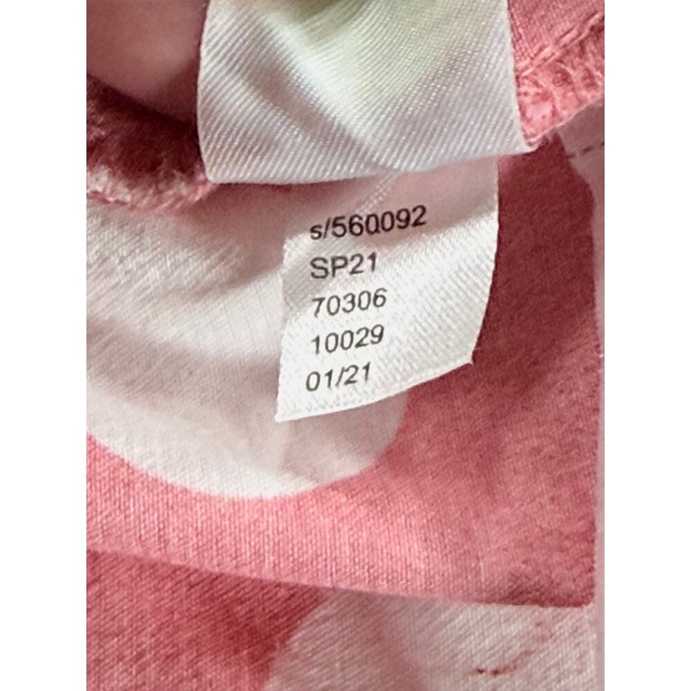 LOFT Pink Polka Dot Long Sleeve Viscose Swing Dress XL - Picture 5 of 9
